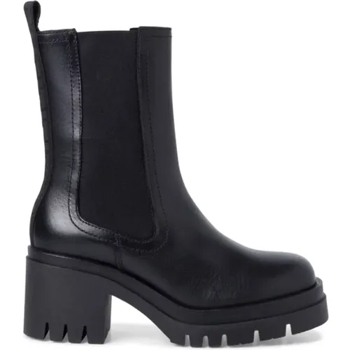 Schwarze geschlossene Booties für Damen , Damen, Größe: 36 EU - tamaris - Modalova