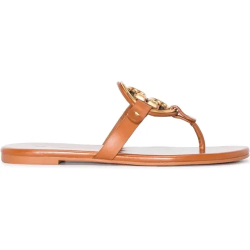 Flat Sandalen , Damen, Größe: 37 EU - TORY BURCH - Modalova