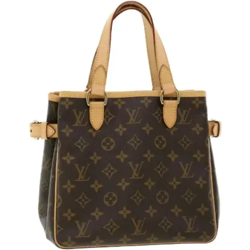 Pre-owned Brunt Lerret Louis Vuitton Batignolles Shoulder Bag , female, Sizes: ONE SIZE - Louis Vuitton Vintage - Modalova