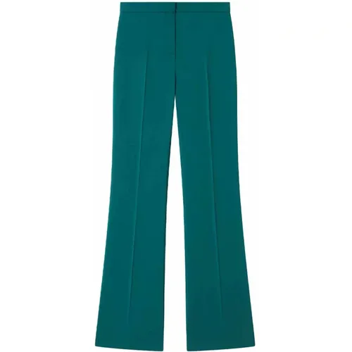 Flare-fit Grüne Hose , Damen, Größe: M - pinko - Modalova