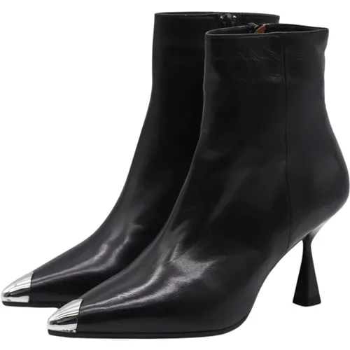 Norma Boots Natur Nero , Damen, Größe: 38 1/2 EU - Thea Mika - Modalova