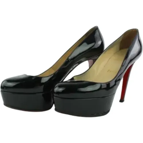 Pre-owned Leather heels , female, Sizes: 4 1/2 UK - Christian Louboutin Pre-owned - Modalova