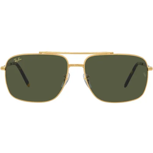 Kissenstil Sonnenbrille mit Goldrahmen , unisex, Größe: 62 MM - Ray-Ban - Modalova