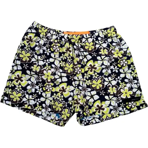 Floral Print Beachwear , male, Sizes: S, L - RRD - Modalova