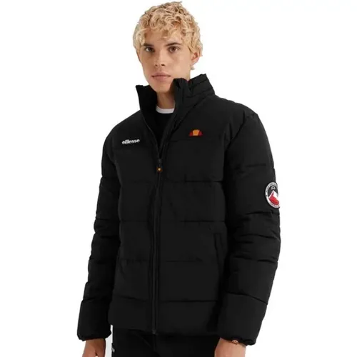 Schwarze Nebula Gepolsterte Jacke , Herren, Größe: L - Ellesse - Modalova