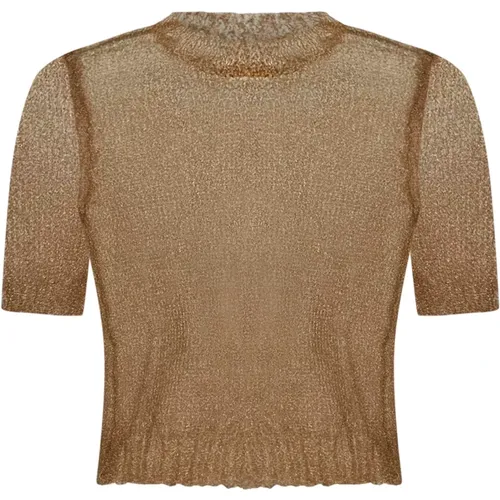 Womens Clothing Sweatshirts Golden Ss24 , female, Sizes: M - Maison Margiela - Modalova