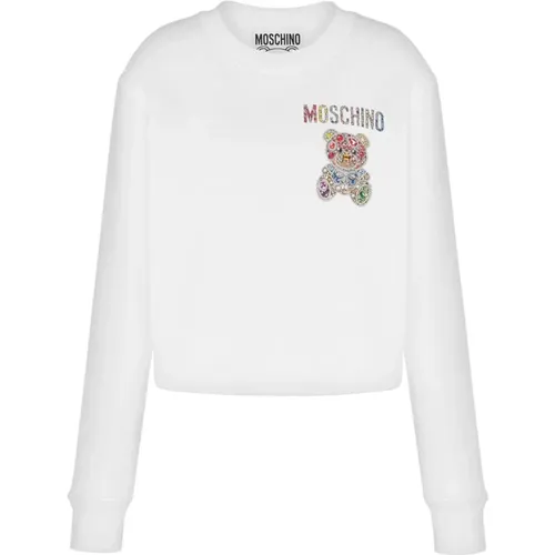 Cotton Sweaters for Women , female, Sizes: M, S - Moschino - Modalova