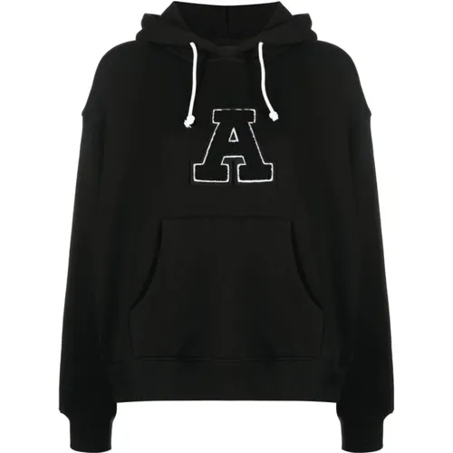 College A Appliquéd Hoodie , female, Sizes: L - Axel Arigato - Modalova