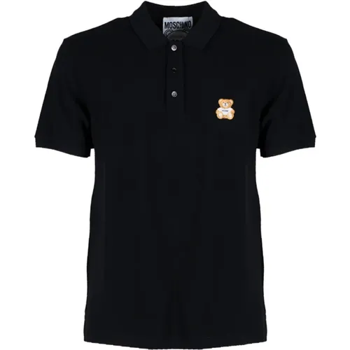 Embroidered Teddy Polo , male, Sizes: XL - Moschino - Modalova