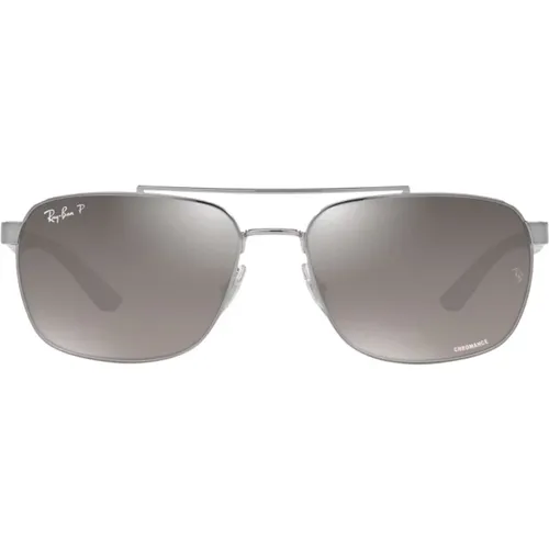 RB 3701 Gunmetal Polarized Sunglasses , male, Sizes: 59 MM - Ray-Ban - Modalova