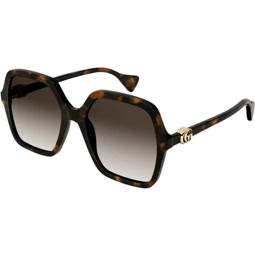 Square Shape Sunglasses , female, Sizes: 56 MM - Gucci - Modalova