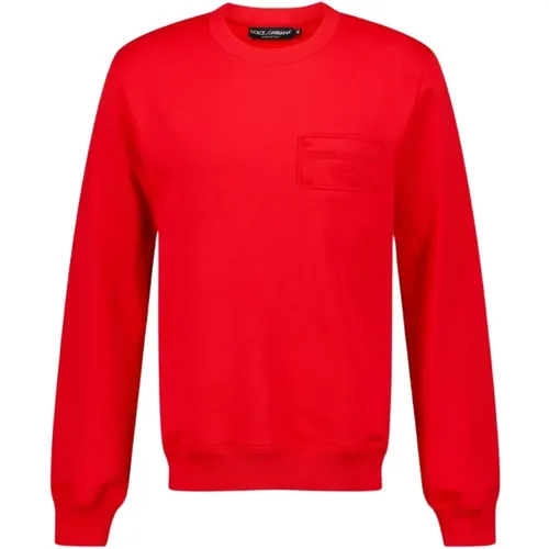 Logo Sweatshirt , male, Sizes: XL - Dolce & Gabbana - Modalova