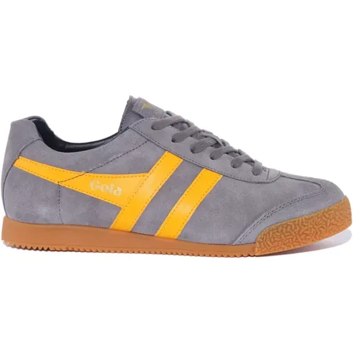 Retro Style Sneaker Grey Yellow Men , male, Sizes: 9 UK, 7 UK - Gola - Modalova