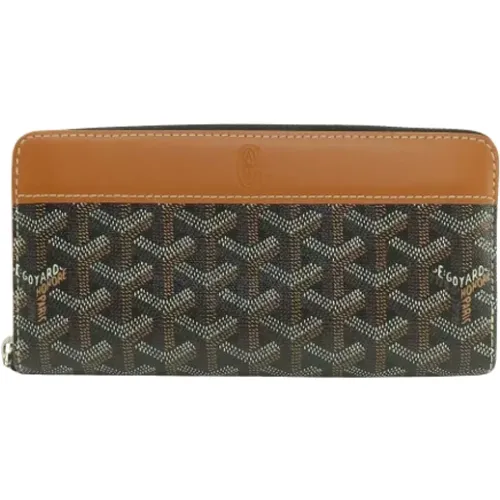 Pre-owned Leather wallets , female, Sizes: ONE SIZE - Goyard Vintage - Modalova