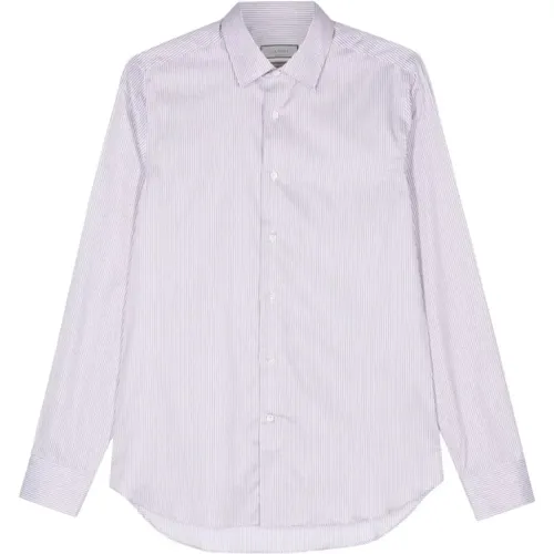 Vertical Striped Shirt , male, Sizes: 4XL, M, 2XL, XL - Canali - Modalova