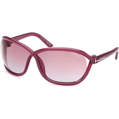 Violette Sonnenbrille mit Verlaufsglas - Tom Ford - Modalova