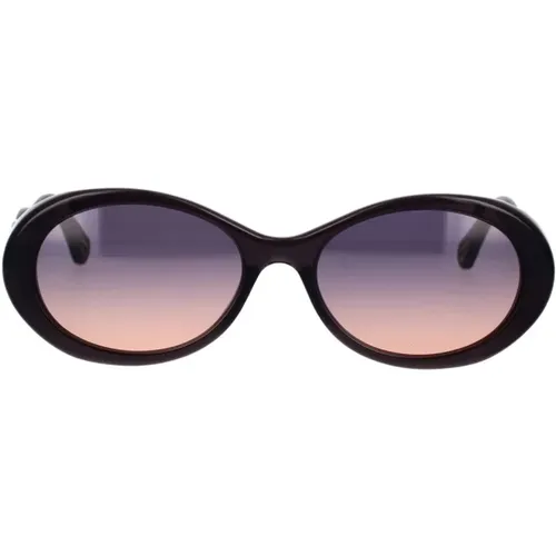 Zelie Sonnenbrille - Schwarz , Damen, Größe: ONE Size - Chloé - Modalova
