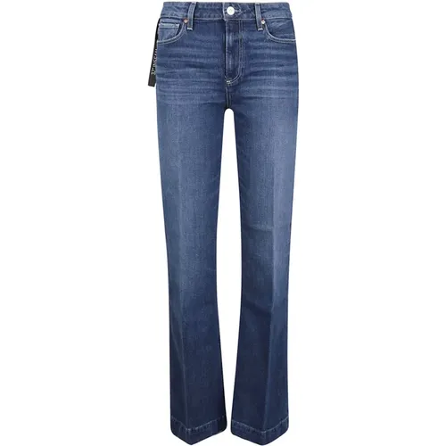 High-Waisted Denim Jeans , female, Sizes: W25, W27, W30 - Paige - Modalova