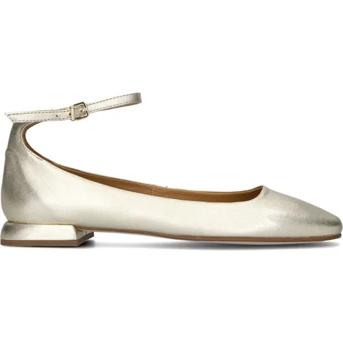 Goldene Ballerinas Eleganter Stil , Damen, Größe: 37 EU - Lina Locchi - Modalova