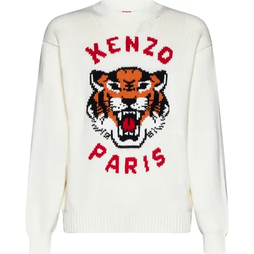 Fischerstrick Tiger Sweater , Herren, Größe: S - Kenzo - Modalova