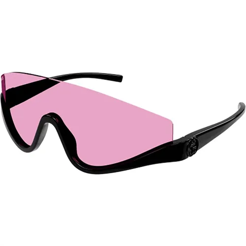Schwarze Sonnenbrille für Frauen , Damen, Größe: ONE Size - Gucci - Modalova