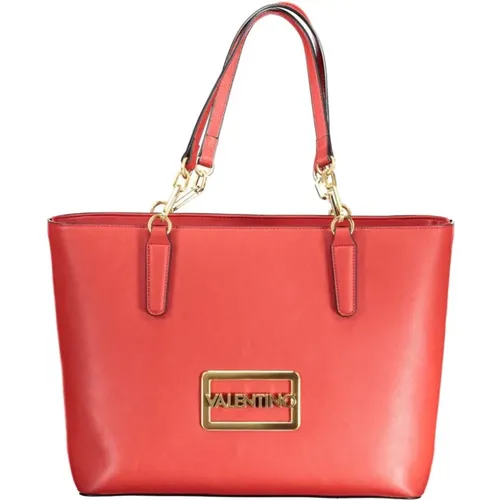 Rote Polyethylen-Handtasche mit Schultergurten - Valentino by Mario Valentino - Modalova