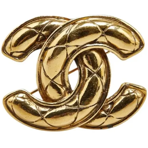 Pre-owned Metal brooches , female, Sizes: ONE SIZE - Chanel Vintage - Modalova