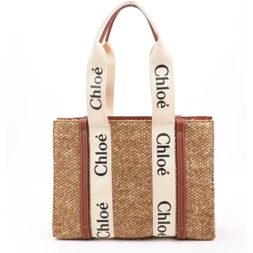 Pre-owned Wool totes , female, Sizes: ONE SIZE - Chloé Pre-owned - Modalova