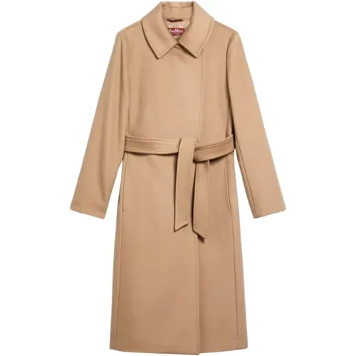 Kamelmäntel Regular Fit , Damen, Größe: 2XS - Max Mara Studio - Modalova