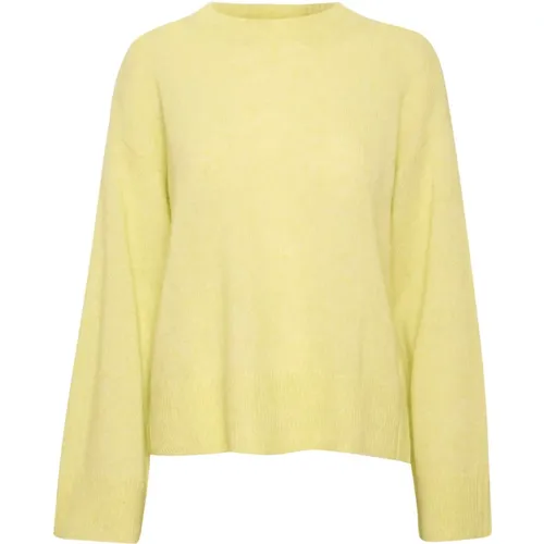 Lime Sorbet Boxy Knit Sweater , female, Sizes: S, XL, L, 2XL, M - InWear - Modalova