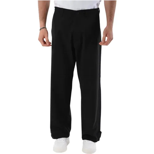 Wool Blend Wide Leg Pants , male, Sizes: W36, W33, W32, W34, W31 - Department Five - Modalova