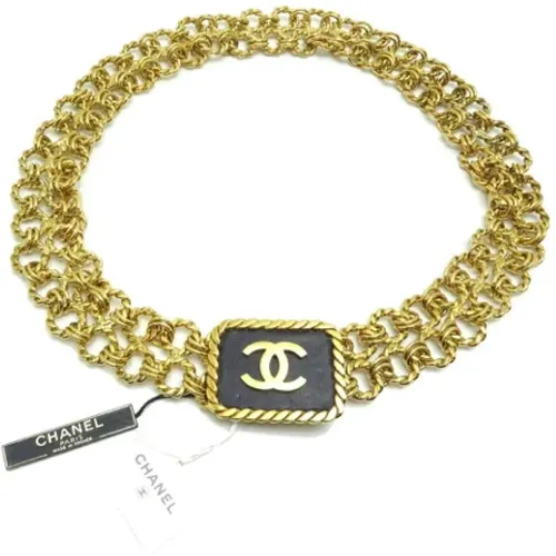 Pre-owned Gold Chanel Belt , female, Sizes: ONE SIZE - Chanel Vintage - Modalova