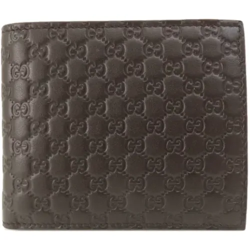 Pre-owned Leather wallets , female, Sizes: ONE SIZE - Gucci Vintage - Modalova