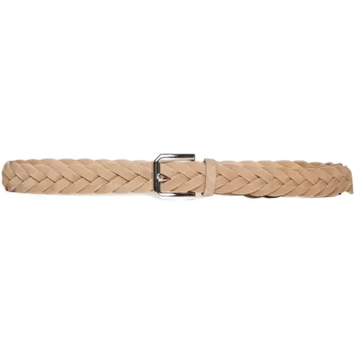 Braided Leather Belt , male, Sizes: 100 CM - BRUNELLO CUCINELLI - Modalova