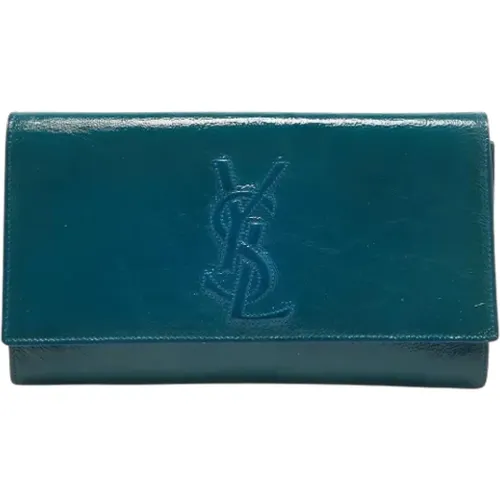 Pre-owned Leather clutches , female, Sizes: ONE SIZE - Yves Saint Laurent Vintage - Modalova