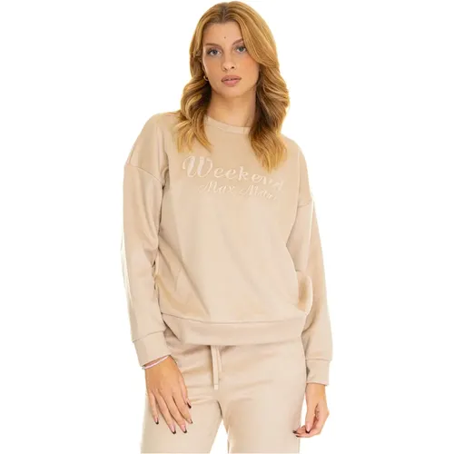 Stylischer Sweatshirt für Wochenendausflüge , Damen, Größe: M - Max Mara Weekend - Modalova