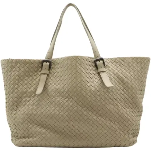 Pre-owned Leder schultertasche - Bottega Veneta Vintage - Modalova