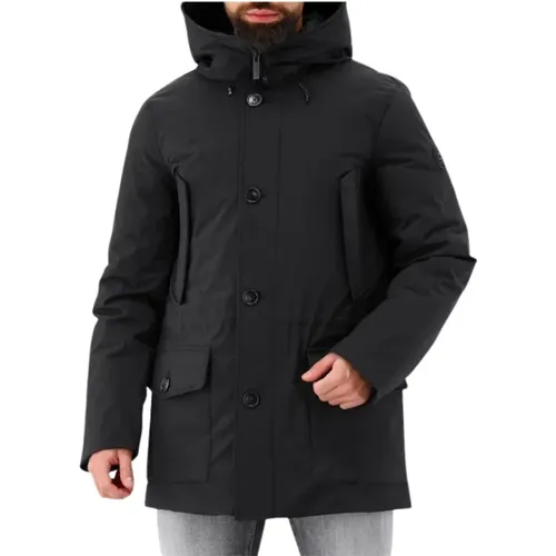 Schwarzer Arctic Stretch Parka - Woolrich - Modalova