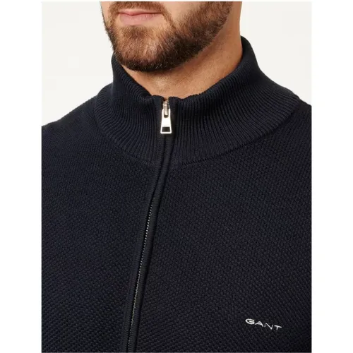 Herren Zip Cardigan Pullover Gant - Gant - Modalova