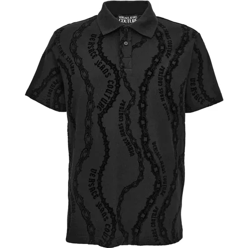 T-Shirts und Polos,Schwarze T-Shirts und Polos ***cv - Versace Jeans Couture - Modalova