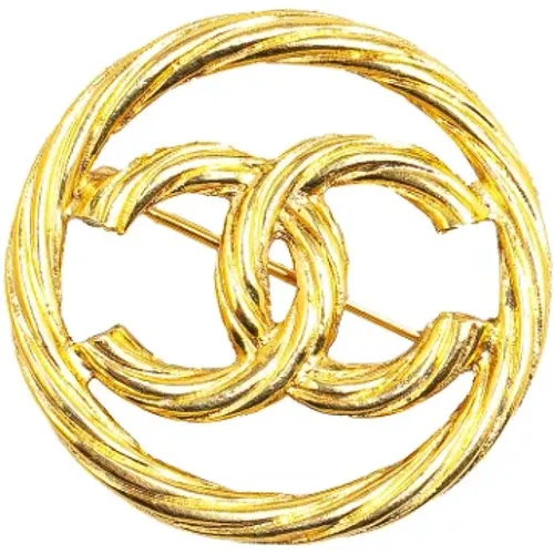 Pre-owned Metal brooches , female, Sizes: ONE SIZE - Chanel Vintage - Modalova