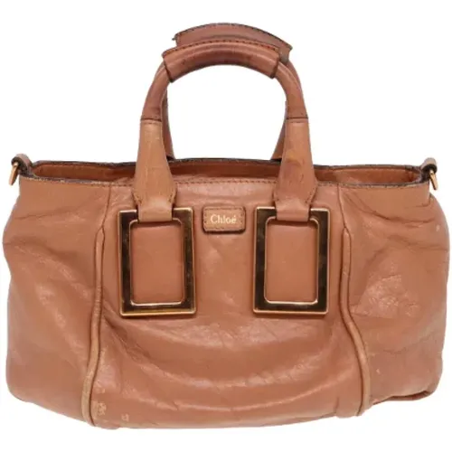 Pre-owned Leather handbags , female, Sizes: ONE SIZE - Chloé Pre-owned - Modalova