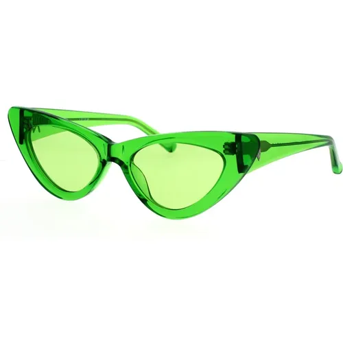 X Linda Farrow Dora Sunglasses , female, Sizes: 54 MM - The Attico - Modalova