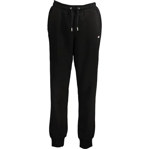 Sportliche Schwarze Damen Hose mit Elastischem Bund , Damen, Größe: XS - Fila - Modalova