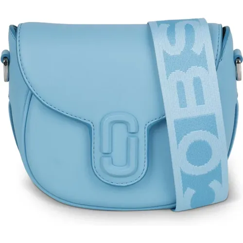 Leather Crossbody Bag with Logo Strap , female, Sizes: ONE SIZE - Marc Jacobs - Modalova