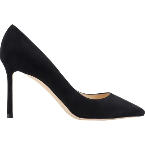 Schwarze Wildleder Stiletto Pumps , Damen, Größe: 36 1/2 EU - Jimmy Choo - Modalova