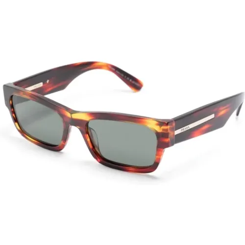 PR A03S 13O03R Sunglasses , male, Sizes: 56 MM - Prada - Modalova