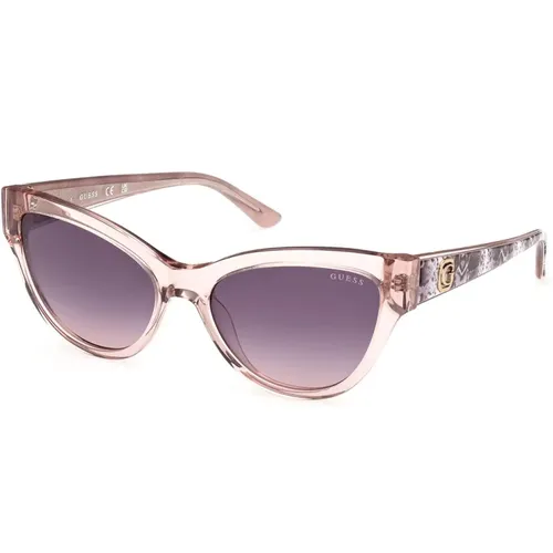 Cat-eye sunglasses with UV protection , female, Sizes: 56 MM - Guess - Modalova
