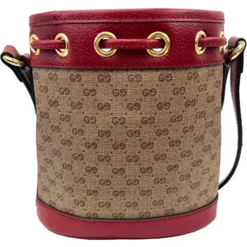 Pre-owned coated canvas Gucci shoulder bag , female, Sizes: ONE SIZE - Gucci Vintage - Modalova