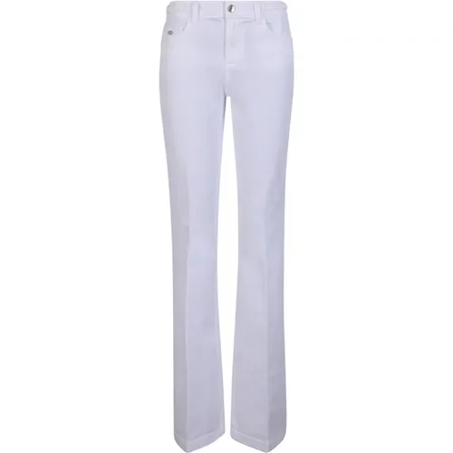 Stretch Cotton Denim Bottom Up Jeans , female, Sizes: W29 - Liu Jo - Modalova